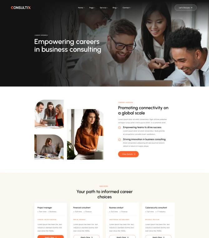 Career Page